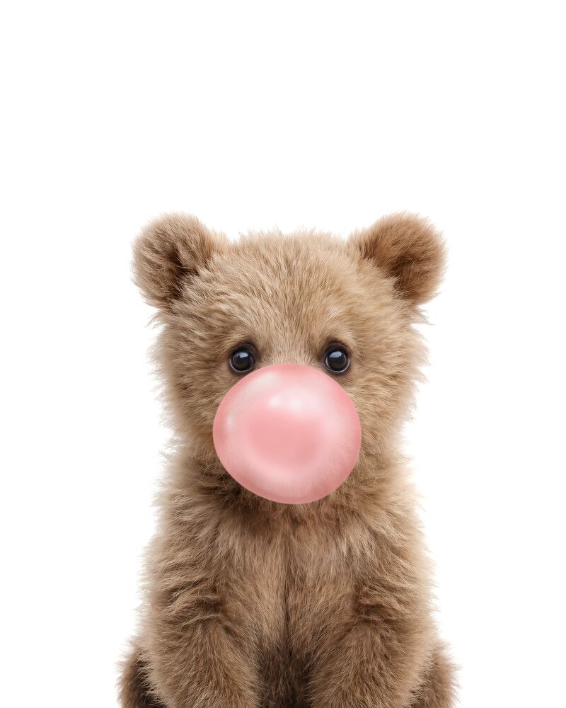 Bear-Grizzly Bubblegum-Pink