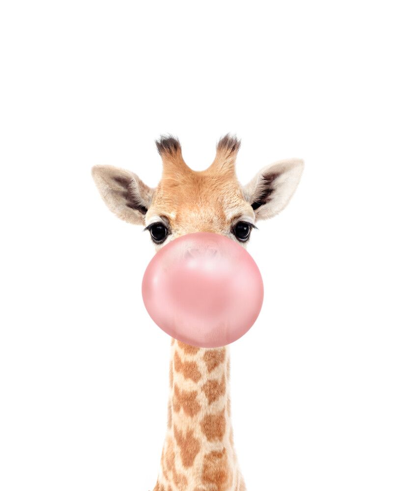 Giraffe Bubblegum-Pink