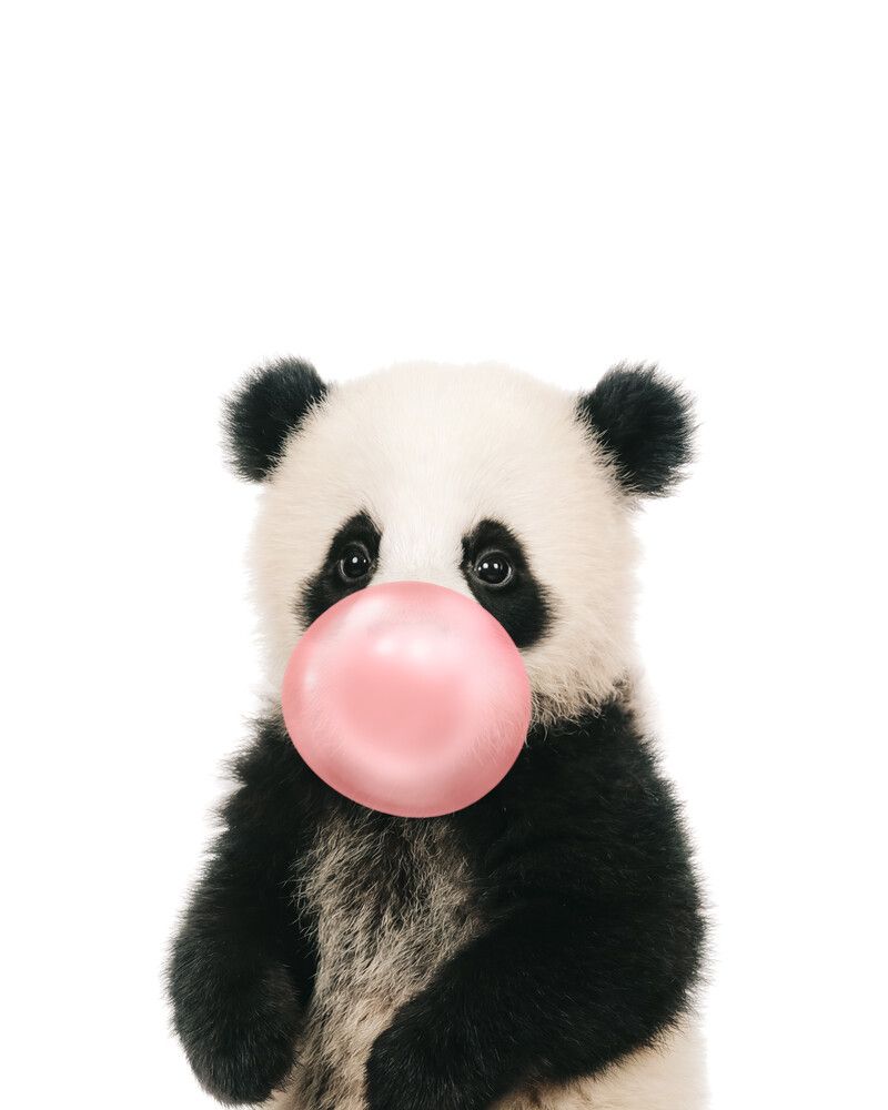 Panda Bubblegum-Pink
